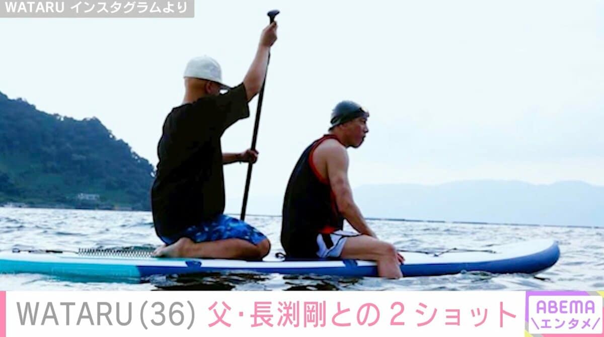 長渕剛の36歳長男、親子ショットを公開「親父はやっぱ凄いや