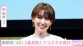 南明奈（36）、“パパ似”と話題の3歳長男とテラスで水遊び「可愛らしいですね」と反響