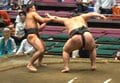 「なんだその勝ち方」元レスリング王者の力士、土俵際でマジック発動 「おぉぉ!」館内どよめき
