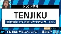 AbemaPrime【平日よる9時～生放送】 - 企画 - 宿泊費がタダで旅行ができるサービス”TENJIKU”って? 地域活性化にも繋がる!? | 動画視聴は【Abemaビデオ(AbemaTV)】