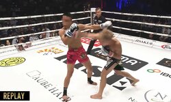 「早くBD卒業しろ」BDの剛腕王者、中国人ファイターを衝撃KOで驚きと称賛 戦慄の右で捻じれるように一回転ダウン