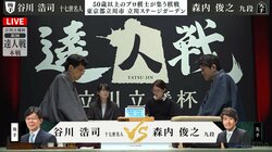 谷川浩司十七世名人、通算1400勝へ前進なるか！？永世名人資格保持者の森内俊之九段と準々決勝対局開始／将棋・達人戦
