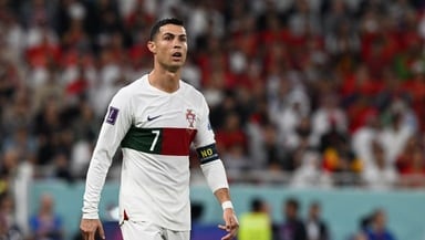 失意のロナウド、2022W杯のワーストイレブンに選ばれる…