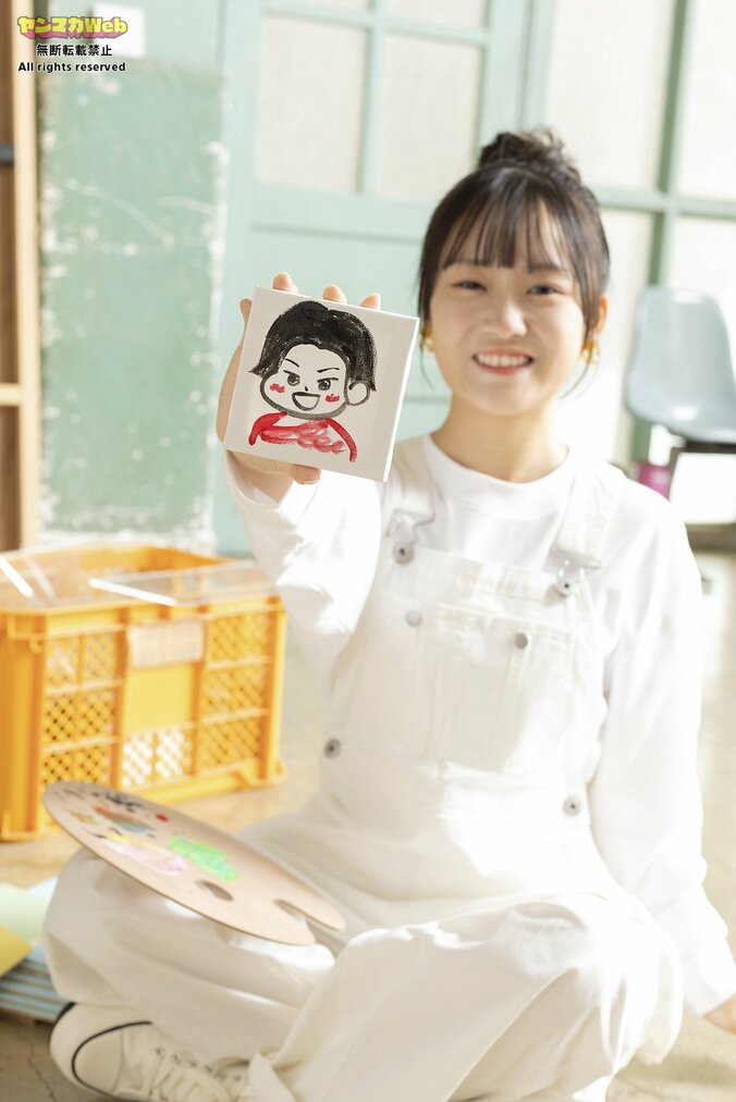 ロージークロニクル・橋田歩果が“絵描き＆書道”テーマのグラビア 「週刊！ハロプロ写真館」カット 2枚目