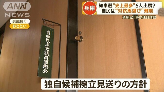 独自候補擁立見送りの方針を発表（3日）