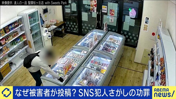 万引き犯の様子