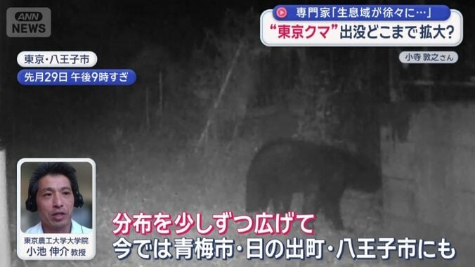 「クマが生息する場所が徐々に拡大している」