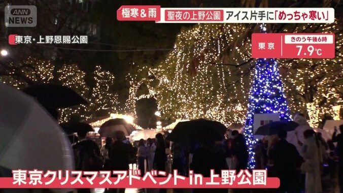 上野公園でもクリスマスイベントが開催