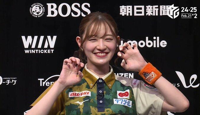 【写真・画像】中田花奈、ファンに捧げる会心勝利と激カワ笑顔 デイリーダブル掴んだ3局連続パンチは成長の証／麻雀・Mリーグ　1枚目