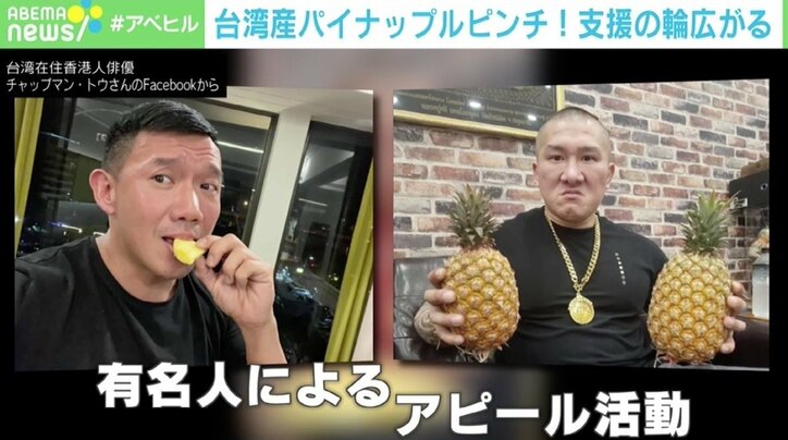台湾産パイナップルのピンチに支援の輪 「中国側の措置で農家に損はさせたくない」