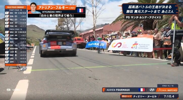 スタート直後、この時はシグナルは変わっていたが…