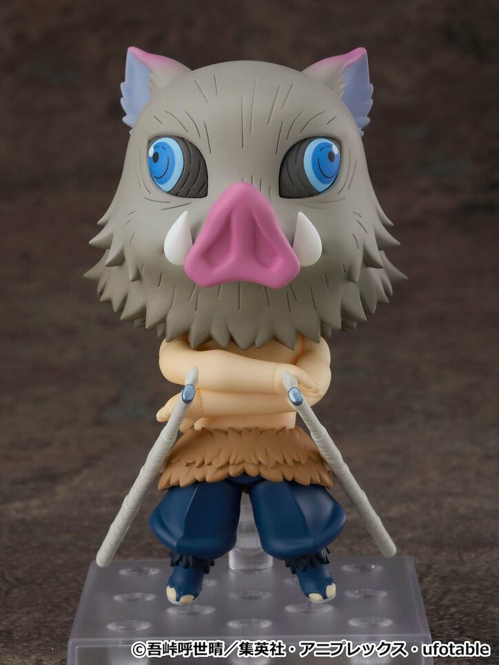 TVアニメ「鬼滅の刃」嘴平伊之助がねんどろいどで登場！ 獣の呼吸エフェクトやエビフライも