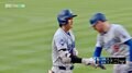 ショウヘイ、良かったな…大谷翔平、10戦ぶりHR直後の光景が“感動的” MVP男の静かな歓迎に大谷の頬が緩む瞬間