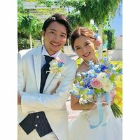 真野恵里菜、柴崎岳との“ウエディングショット”を披露し矢口真里らから祝福の声