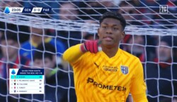 「マジで！？」鈴木彩艶の“超反応セーブ”が話題沸騰！「神やん」「よう止めた」セリエA最多セーブ王が超至近弾ストップ