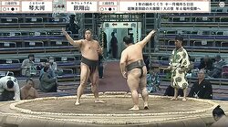 「おいおい九州やぞ…」「もういるやないかい」大相撲中継、午前の取組から“著名人”の姿 はるばる登場の本気度に「熱さ伝わってくる」