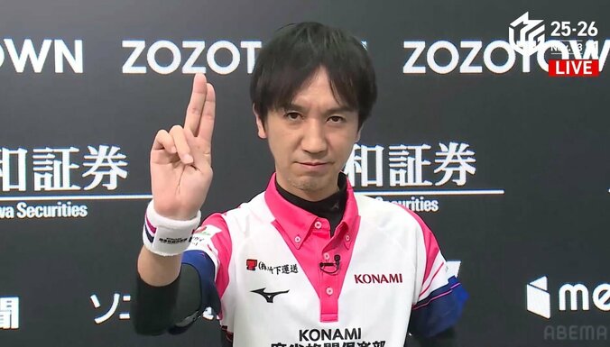 【写真・画像】頼れるエース・佐々木寿人 業火復活の逆転トップ！混戦を抜けた一撃は、魔王たるゆえんの一発ツモ／麻雀・Mリーグ　1枚目