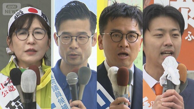 真冬の衆院選スタート　雪中の福井1区は4人が激突　勝負のカギ握る「公明票」 1枚目