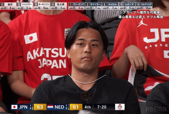 【写真・画像】「ファウルを吹いたってくれ！」201cm逸材の連続リバウンド＆もみくちゃバトルに解説絶叫！「桜木花道かと思った」「惚れ惚れする」川島悠翔をファンも絶賛　1枚目