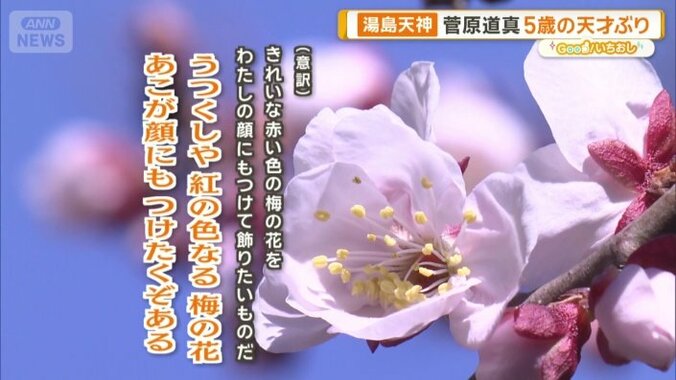 5歳のころに詠まれた詩