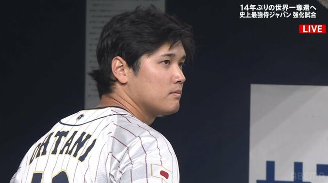 大谷翔平、ついに出場！世界一奪還へ大注目の第1打席に強化試合でも球場騒然 1枚目