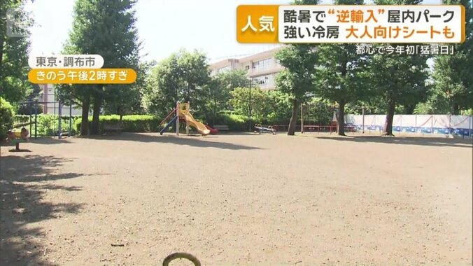 ひとけがない公園