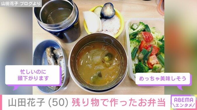 山田花子の残り物で作ったお弁当