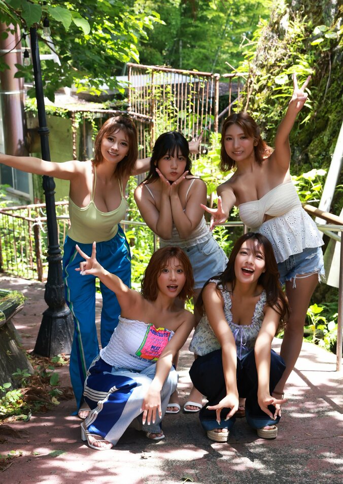 橋本梨菜・葉月あや・三田悠貴・堀みなみ・山田あいの魅力を網羅！ 『湯けむりにゅうよく旅』のデジタル限定写真集『BEST SELECTION』が4月20日リリース 2枚目