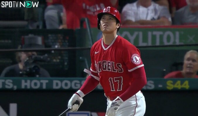 大谷翔平、豪快29号に最前列の巨漢男性「バンザーイ、オオタニサーン」 “確信”リアクションの決定的瞬間 1枚目