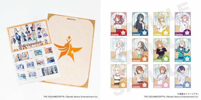 [Photos/Images] Commemorating the 1st Anniversary of “Gakuen Idolmaster”: New Goods Released! Specially Drawn Frame Stamps & All 36 Types of Stamps Available 2nd