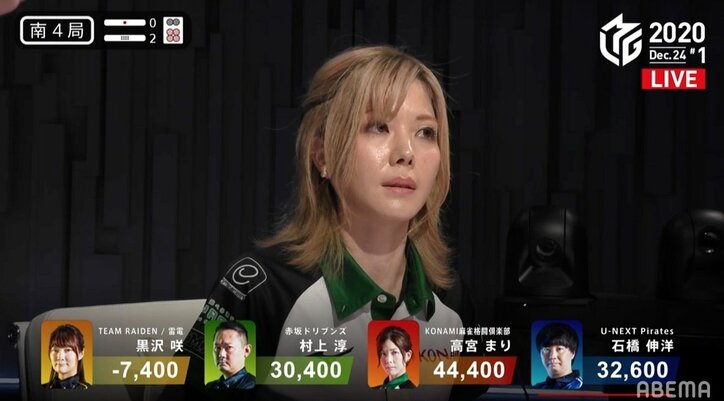 マリークリスマス！美人雀士・高宮まり、聖夜に復活の2勝目で役満級笑顔／麻雀・Mリーグ