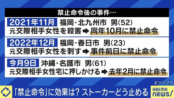 “会えなくなる絶望感”が引き金に？ 禁止命令後の事件 「理性で止まらない一部の人を見分けることが重要。警察官はそこがあまり得意ではない」