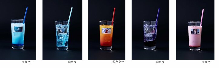 [Photos/Images] Shinji Ikari "Just smile" Blue Calpis, Asuka's Tomato Pasta and Other Collaboration Menu Items & Original Illustration Goods Information Released! 30th Anniversary Exhibition "ALL OF EVANGELION" to Be Held 15th