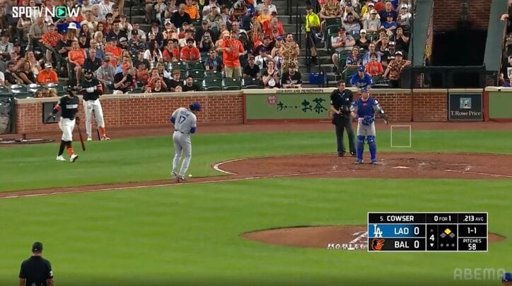 【写真・画像】大谷翔平に「ハッハッハ」現地実況が“爆笑” 怒りも見せた緊急登板…降板時、走者に対する“意外な表情”に思わず吹き出す　1枚目