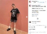 「100点満点」「目がハートになっちゃう」川口葵の“ミニスカ美脚”ショットにファン歓喜