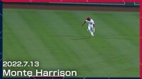 【映像】トラウトに代わり出場のハリソンが痛恨のプレー