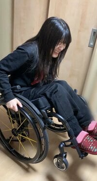 猪狩ともか、車椅子の猛特訓を心配する母から言われた一言に「いりません(笑)(笑)」