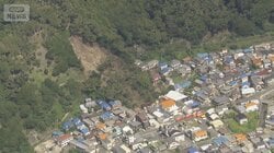 【空撮画像】千葉・鴨川市　複数の場所で土砂崩れ　多くの家屋に被害か　