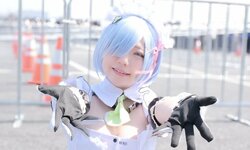 Distinct Tan Lines…! A Sunny Mishap with Rem Cosplay from 'Re:Zero'