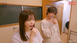 ぱるる、佐野岳「お風呂入ったらどこから洗う？」パジャマ姿で並んで歯磨き『私たち結婚しました3』未公開