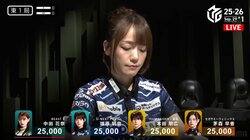 美女ママ雀士の鋭い視線にクラクラ 瑞原明奈、戦い前に一瞬見せた眼光「やっぱきれい」「週8で瑞原さんににらまれたい」と話題／麻雀・Mリーグ