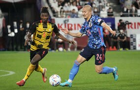 日本代表初ゴールに前田大然「ホッとした」パラグアイ戦の決定機逸がプレッシャーに