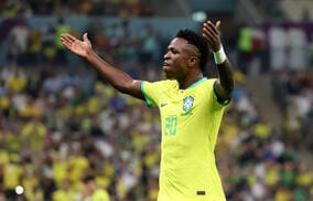 「22年間待った」絶妙アシストで勝利に貢献のヴィニシウス、ブラジルの勝利を喜ぶ「これ以上のものはない!」