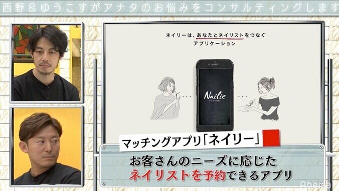 「クオリティは均一化されてる」ゆうこす＆キンコン西野が「人検索」を提唱！　ネイルアプリをガチコンサル 2枚目