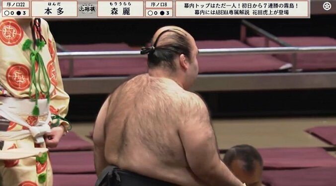 “土俵の妖精”・森麗、23歳差対決で激勝 「ウララが勝った」中日に初日で拍手喝采 4枚目