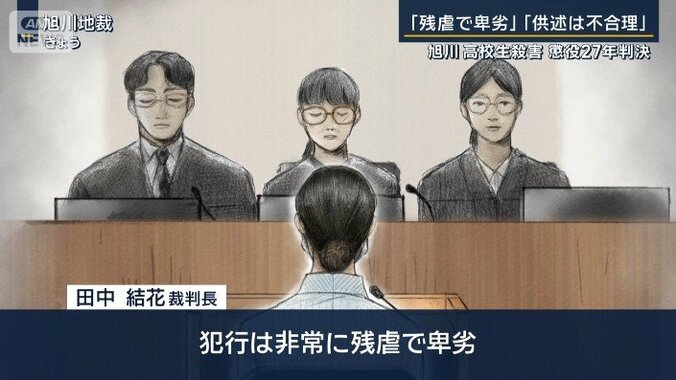 田中結花裁判長