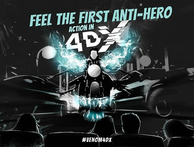 トム・ハーディ「めちゃくちゃ濡れるよ！」と大絶賛　『ヴェノム』4DX版公開記念コメント映像到着 3枚目