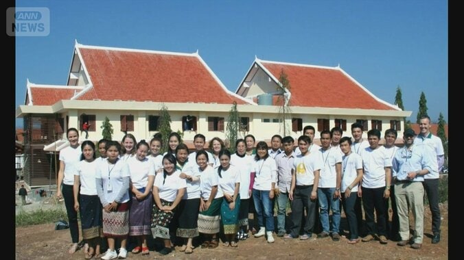 開院直前のラオ・フレンズ病院（2015年）