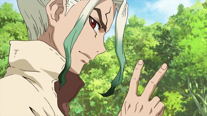 アニメ「Ｄｒ．ＳＴＯＮＥ」第3話あらすじ＆先行カット解禁！ 獅子王司が千空たちに迫る！！ 5枚目