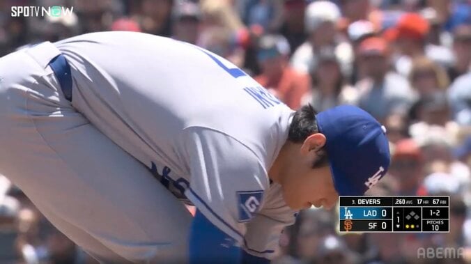 大谷翔平が「ホームランを逃した自分にムッとした」 MLB公式が投稿した“お茶目な悔しがり方”にX沸騰「その笑顔、ハリウッド超え」 2枚目